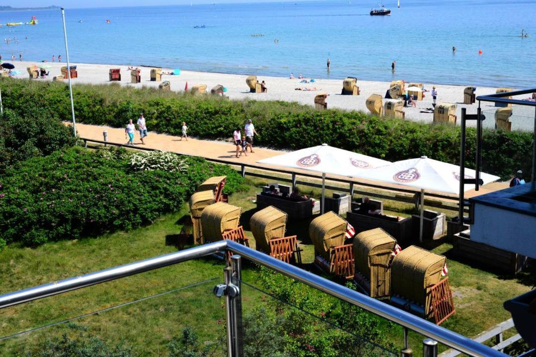 Traumhafter Ostsee-Ausblick, Fewo Direkt Am Strand Fehmarn Bagian luar foto